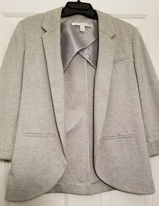 Lauren Conrad Gray 3/4 sleeve blazer
